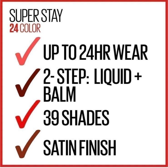 BRAND NEW Maybelline SuperStay 24 2-Step Liquid Lipstick, 050 Unlimited Raisin - Picture 9 of 10